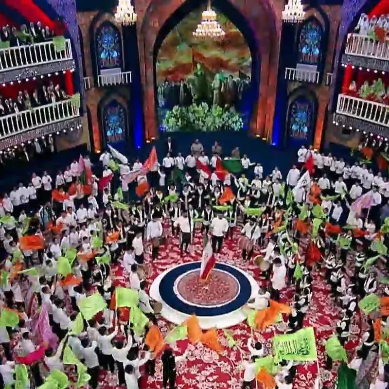 حسینیه معلی - سرود امام زمان گروه ملت امام حسین (ع)